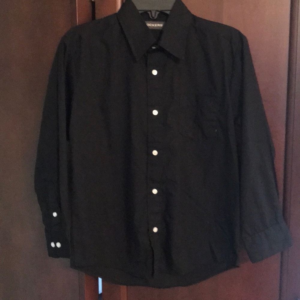 Dockers Black Button Down Shirt for Kids